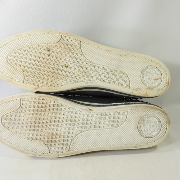 Versace Medusa Sz 12 Blue Gray Sneaker Mens L3D25 - Picture 8 of 8